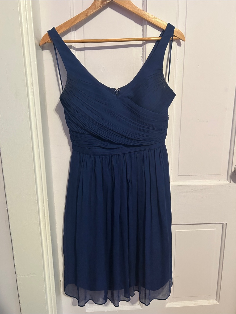 J Crew 100% Silk Outer Chiffon Fit & Flare Dress
